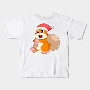 Hamster Christmas Sack Kids T-Shirt